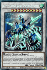 Crystal Clear Wing Synchro Dragon - RA04-EN059 - (PCR) Prismatic Collector's Rare - 1st Edition